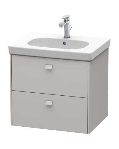 Тумба бетонно-серый матовый 62 см Duravit Brioso BR414500707