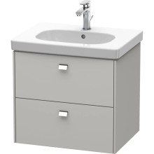 Тумба бетонно-серый матовый 62 см Duravit Brioso BR414501007