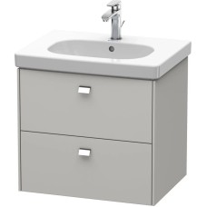 Тумба бетонно-серый матовый 62 см Duravit Brioso BR414501007