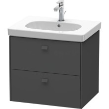 Тумба графит матовый 62 см Duravit Brioso BR414504949