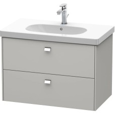 Тумба бетонно-серый матовый 82 см Duravit Brioso BR414601007