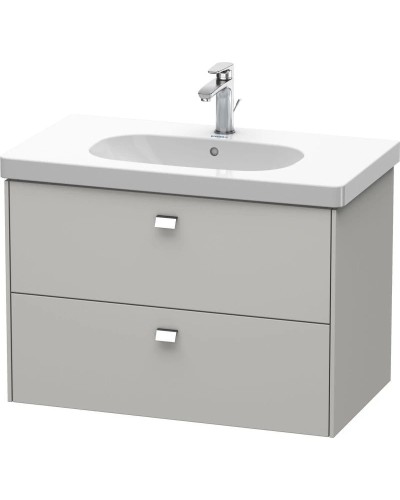 Тумба бетонно-серый матовый 82 см Duravit Brioso BR414601007