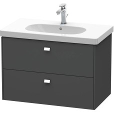 Тумба графит матовый 82 см Duravit Brioso BR414601049