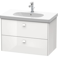 Тумба белый глянец 82 см Duravit Brioso BR414602222