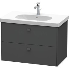 Тумба графит матовый 82 см Duravit Brioso BR414604949