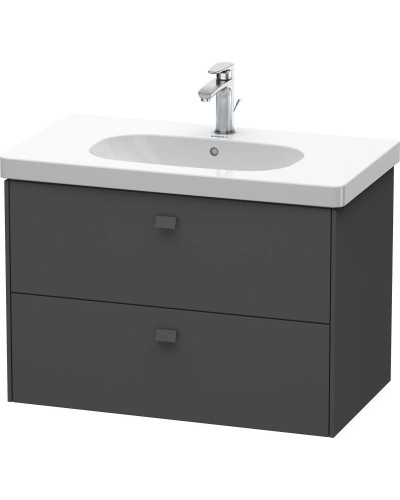 Тумба графит матовый 82 см Duravit Brioso BR414604949