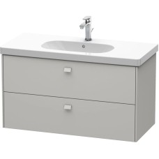 Тумба бетонно-серый матовый 102 см Duravit Brioso BR414700707