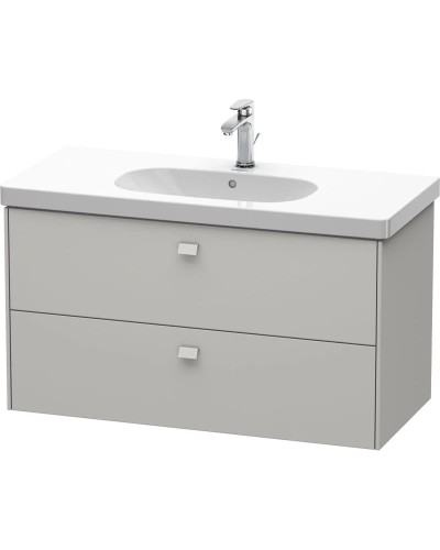 Тумба бетонно-серый матовый 102 см Duravit Brioso BR414700707