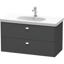 Тумба графит матовый 102 см Duravit Brioso BR414701049