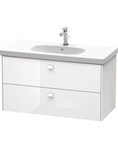 Тумба белый глянец 102 см Duravit Brioso BR414702222
