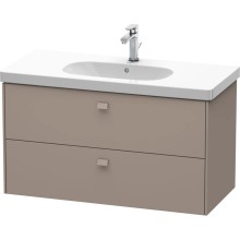 Тумба базальт матовый 102 см Duravit Brioso BR414704343