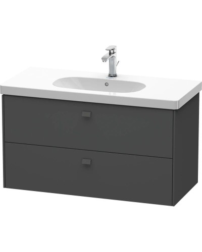Тумба графит матовый 102 см Duravit Brioso BR414704949