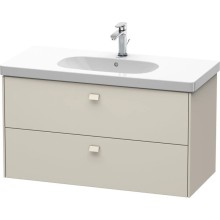 Тумба тауп матовый 102 см Duravit Brioso BR414709191