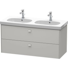 Тумба бетонно-серый матовый 117 см Duravit Brioso BR414800707