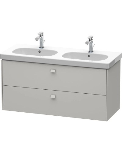 Тумба бетонно-серый матовый 117 см Duravit Brioso BR414800707