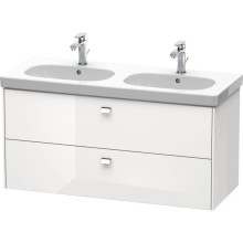 Тумба белый глянец 117 см Duravit Brioso BR414801022