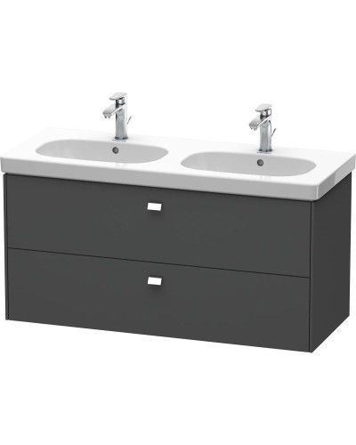 Тумба графит матовый 117 см Duravit Brioso BR414801049