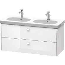 Тумба белый глянец 117 см Duravit Brioso BR414802222