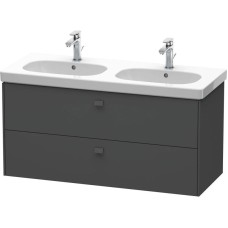 Тумба графит матовый 117 см Duravit Brioso BR414804949