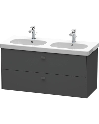 Тумба графит матовый 117 см Duravit Brioso BR414804949