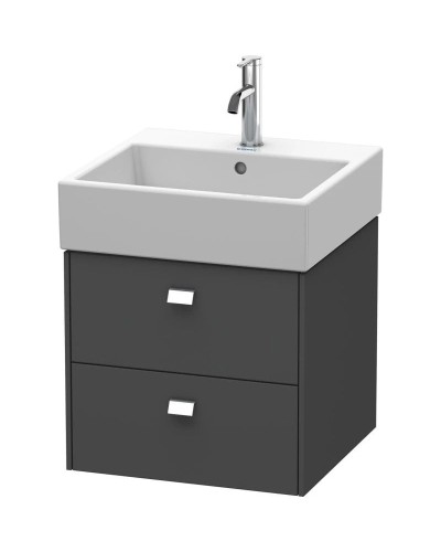 Тумба графит матовый 48,4 см Duravit Brioso BR415201049