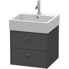 Тумба графит матовый 48,4 см Duravit Brioso BR415204949