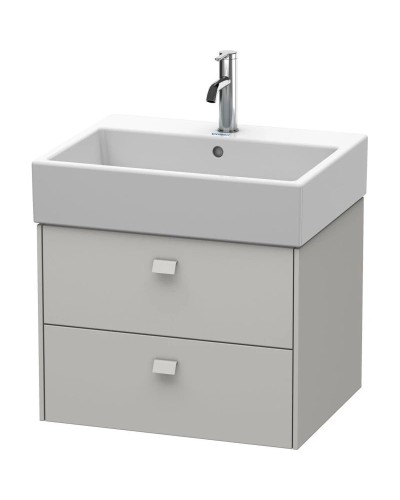Тумба бетонно-серый матовый 58,4 см Duravit Brioso BR415300707