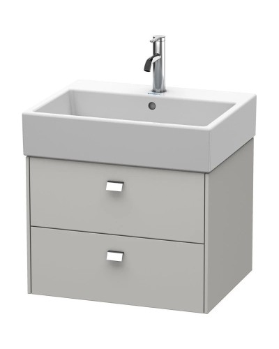 Тумба бетонно-серый матовый 58,4 см Duravit Brioso BR415301007