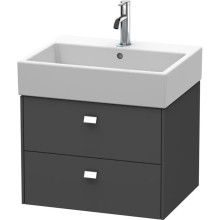 Тумба графит матовый 58,4 см Duravit Brioso BR415301049