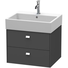 Тумба графит матовый 58,4 см Duravit Brioso BR415301049