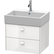 Тумба белый глянец 58,4 см Duravit Brioso BR415302222