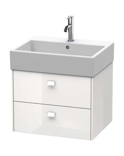 Тумба белый глянец 58,4 см Duravit Brioso BR415302222