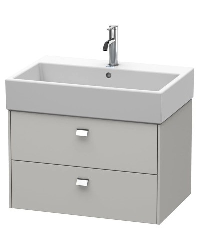 Тумба бетонно-серый матовый 68,4 см Duravit Brioso BR415401007