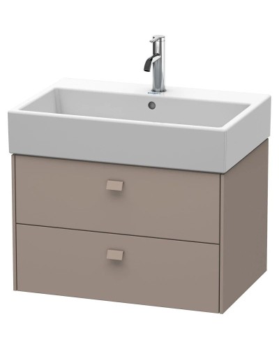 Тумба базальт матовый 68,4 см Duravit Brioso BR415404343