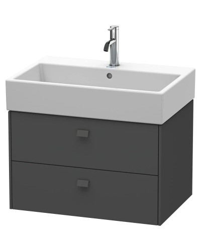 Тумба графит матовый 68,4 см Duravit Brioso BR415404949