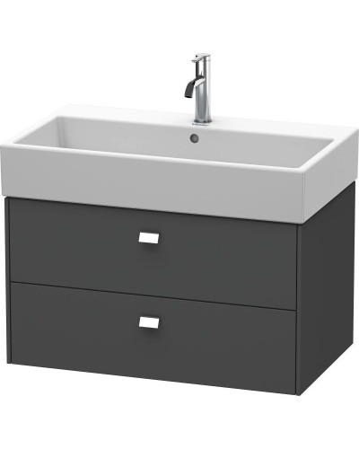 Тумба графит матовый 78,4 см Duravit Brioso BR415501049