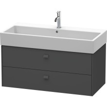 Тумба графит матовый 98,4 см Duravit Brioso BR415604949