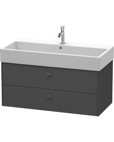 Тумба графит матовый 98,4 см Duravit Brioso BR415604949