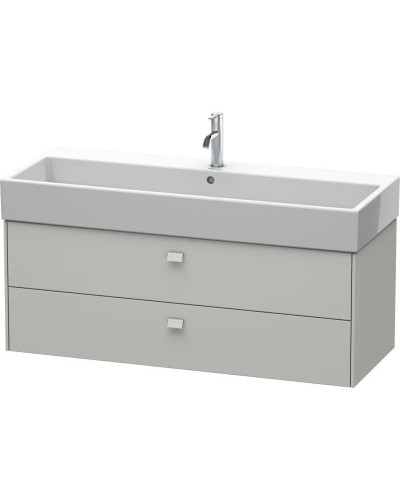 Тумба бетонно-серый матовый 118,4 см Duravit Brioso BR415700707
