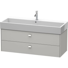 Тумба бетонно-серый матовый 118,4 см Duravit Brioso BR415701007