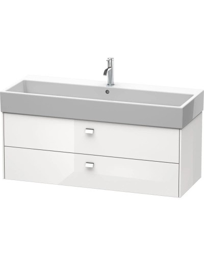 Тумба белый глянец 118,4 см Duravit Brioso BR415701022