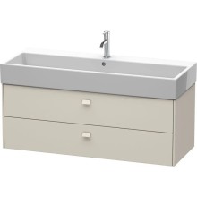 Тумба тауп матовый 118,4 см Duravit Brioso BR415709191