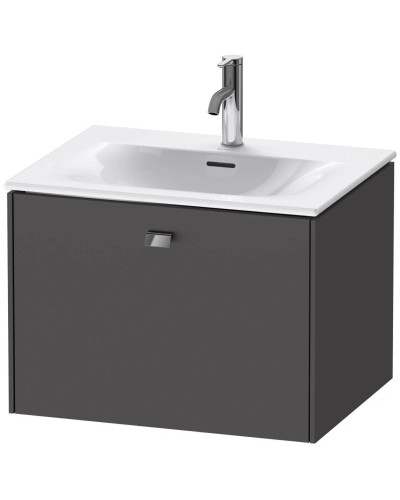 Тумба графит матовый 62 см Duravit Brioso BR421001049