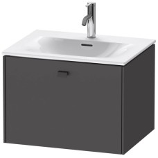 Тумба графит матовый 62 см Duravit Brioso BR421004949