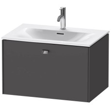 Тумба графит матовый 72 см Duravit Brioso BR421101049