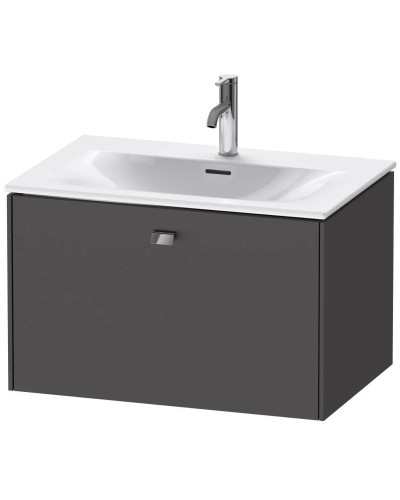 Тумба графит матовый 72 см Duravit Brioso BR421101049
