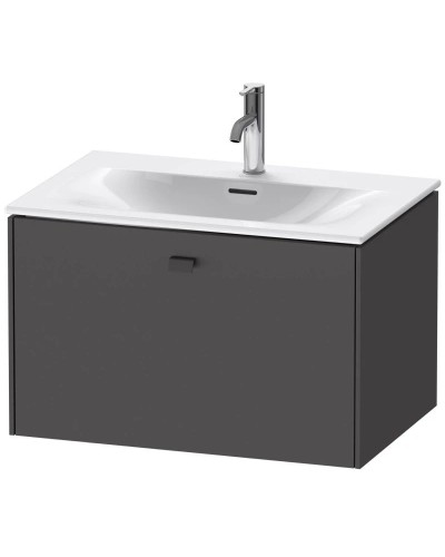Тумба графит матовый 72 см Duravit Brioso BR421104949