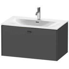 Тумба графит матовый 82 см Duravit Brioso BR421204949