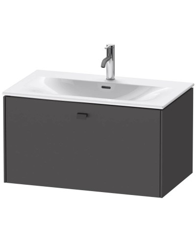 Тумба графит матовый 82 см Duravit Brioso BR421204949