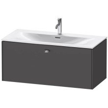 Тумба графит матовый 102 см Duravit Brioso BR421301049